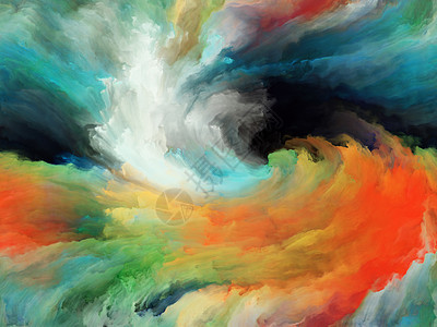 涡旋扭漩涡系列画布上的色彩运动背景,艺术创造力想象力图片