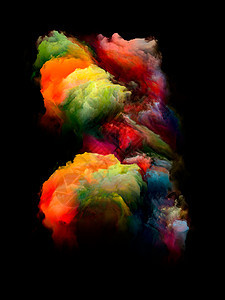 五颜六色的块系列创造地安排充满活力的色调渐变,艺术创造力项目的背景图片