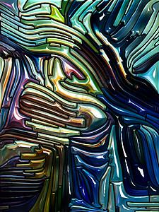 液体图案系列彩色璃的抽象安排人想适合于自然美灵项目的新艺术图片