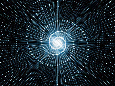 线条数字系列浅蓝色背景的螺旋模式的数字箭头科学技术的图片