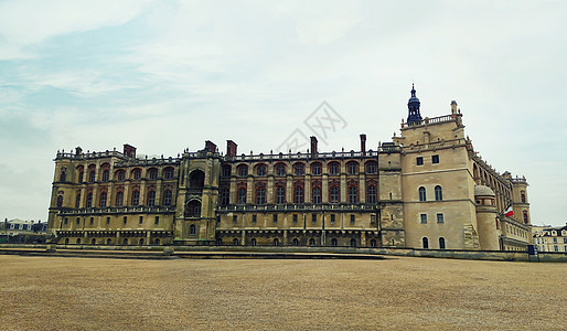 日耳曼恩莱城堡建筑的详细立,法国国王的住所,成为法国巴黎的考古博物馆图片