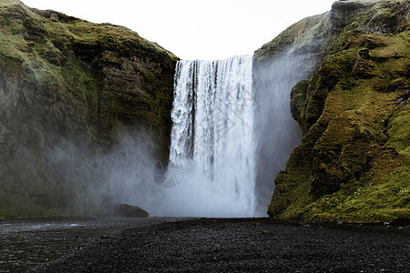 冰岛瀑布Skofoss图片