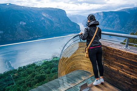 斯特加斯坦瞭望美丽的自然挪威观察甲板景观斯特加斯坦瞭望观察甲板观景点美丽的自然挪威图片