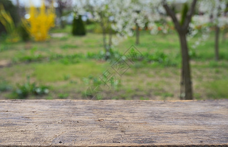 春季空木甲板桌子空木甲板桌子图片
