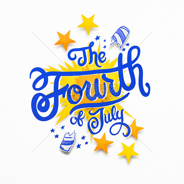 创意7月4日烟花照片 由白色背景上的纸张制成图片素材 正版创意图片 摄图网 创意7月4日烟花照片 由白色背景上的纸张制成图片素材 正版创意图片 摄图网