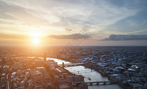 伦敦城市景观天际线的空中景观视图与标志的洛杉矶地点空中景观视图伦敦城市景观天际线与标志地标建筑城市与戏剧的天空图片