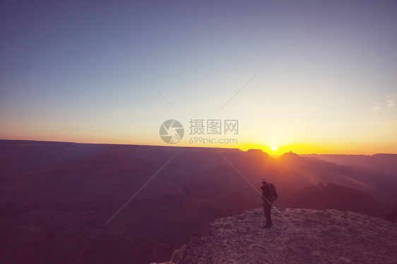 美国亚利桑那州大峡谷的风景如画图片