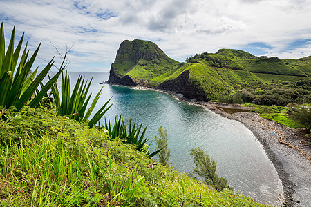 毛伊夏威夷毛伊岛上美丽的热带海滩图片