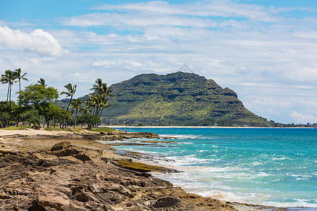 夏威夷瓦胡岛美丽的风景图片