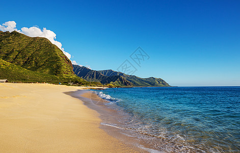 瓦胡岛夏威夷瓦胡岛美丽的风景图片