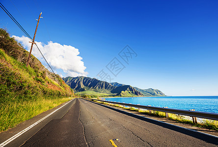 夏威夷瓦胡岛美丽的风景图片