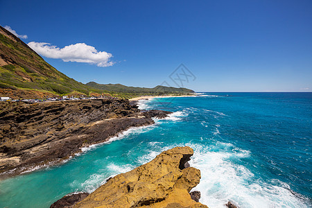 瓦胡岛夏威夷瓦胡岛美丽的风景图片