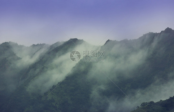 山里的雾高山上的雾图片