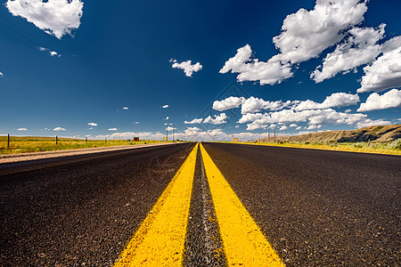 美国怀俄明州的公路背景图片