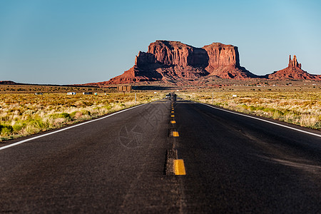 纪念碑山谷的空景公路美国亚利桑那州丰碑谷的空景公路图片