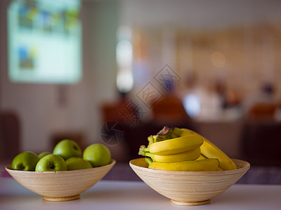 两碗香蕉苹果创业办公室背景