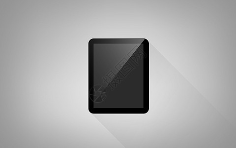 技术平板电脑与空白黑屏灰色背景平板电脑电脑与空白黑色屏幕图片
