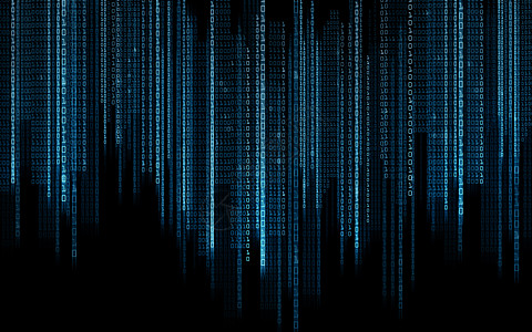 技术,未来,编程矩阵黑色蓝色进制系统代码背景黑色蓝色进制系统代码背景图片