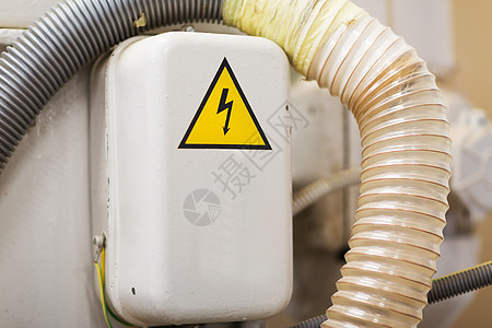 电力,电力能源带警告标志的电气板带警告标志的电气板图片