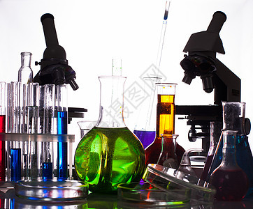 化学设备,各种烧瓶液体光下化学设备研究图片