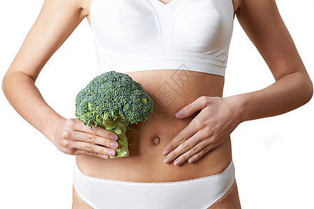 花椰菜健康减肥摸肚子饮食管理图片