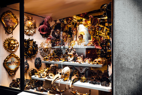 威尼斯商店橱窗带具主权图片