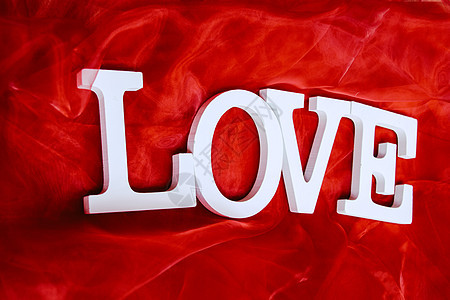红色背景下的爱情词图片