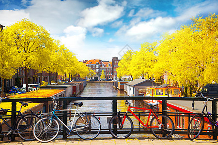阿姆斯特丹秋天欧洲美丽的地方图片