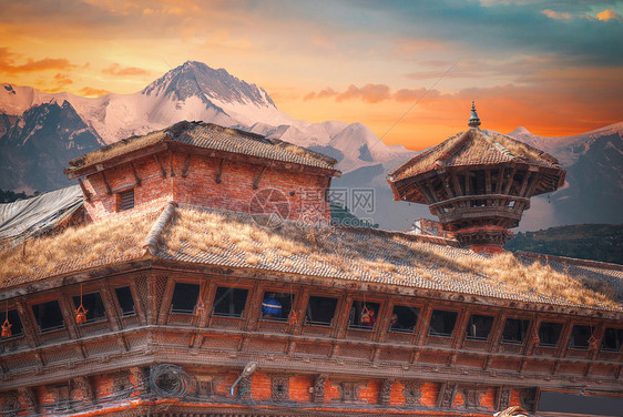 帕坦加德满都山谷的古老城市尼泊尔图片