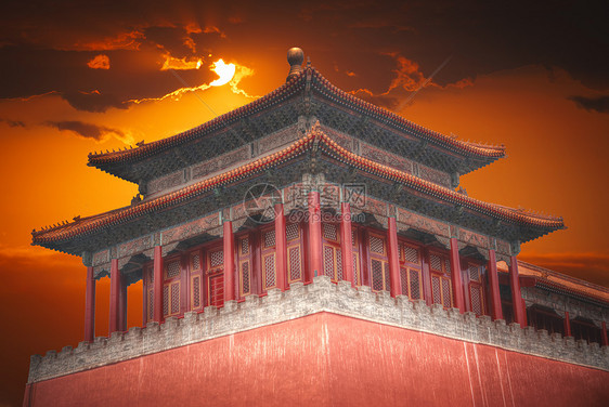 紫禁城世界上最大的宫殿建筑群位于北京市中心,靠近主广场紫禁城图片