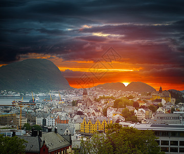 阿莱森德挪威的个城市北欧阿莱森德挪威的个城市图片