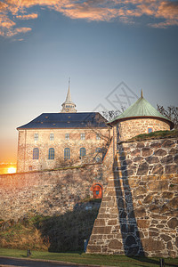 阿克什的堡垒奥斯陆的座城堡,挪威首都阿克什的堡垒奥斯陆的座城堡图片