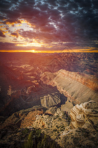 马瑟点拍摄的大峡谷惊人的日出图像大峡谷令人惊叹的日出图像图片