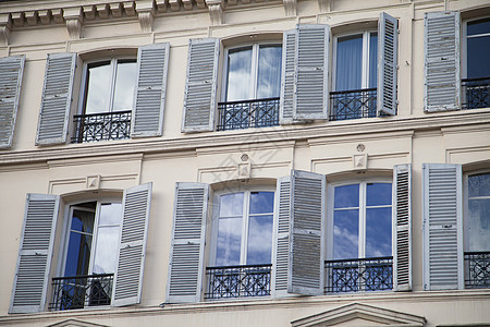 巴黎旧房子的窗户法国,欧洲巴黎旧房子的窗户图片