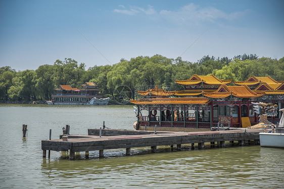 石船北京夏季皇宫石船北京图片