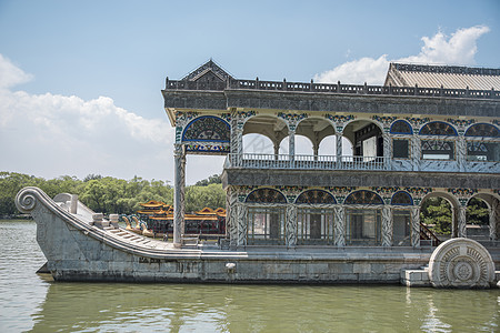 石船北京夏季皇宫石船北京图片