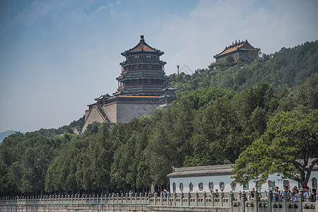 北京郊区的夏季皇宫中国北京郊区的夏季皇宫图片