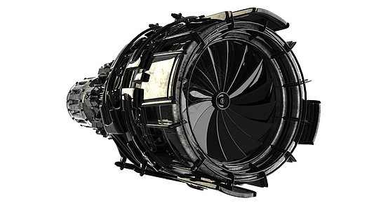 飞机喷气发动机涡轮,飞机,航空航天工业喷气发动机涡轮图片