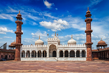 莫蒂清真寺珍珠清真寺博帕尔,马迪亚邦,印度莫蒂清真寺,博帕尔,印度图片