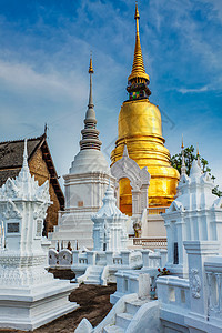 渡山道佛教寺庙瓦,泰国北部泰国寺庙图片