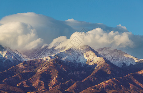 科罗拉多岩石山的山脉景观,科罗拉多州,美国图片