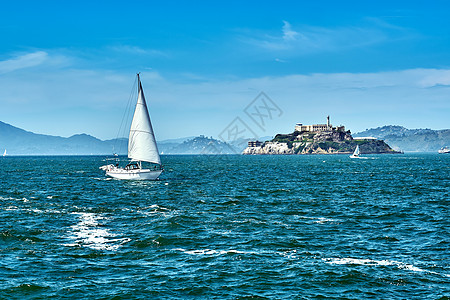 美国加利福尼亚州旧金山阿尔卡特兹岛高清图片