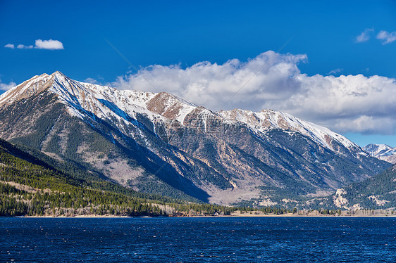 山湖洛基山,科罗拉多州,美国图片