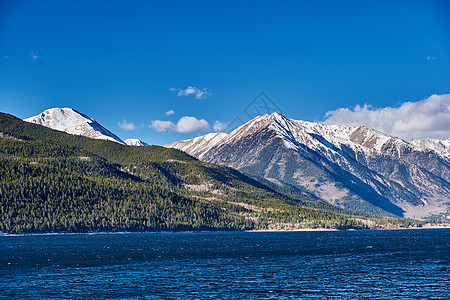 山湖洛基山,科罗拉多州,美国图片