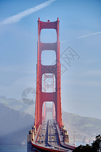 金门大桥景观金门俯瞰,旧金山,加利福尼亚州,美国图片