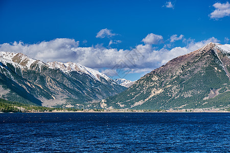 山湖洛基山,科罗拉多州,美国图片