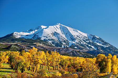 索布里斯山秋季景观科罗拉多岩石山,美国图片