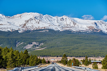 山湖洛基山,科罗拉多州,美国图片