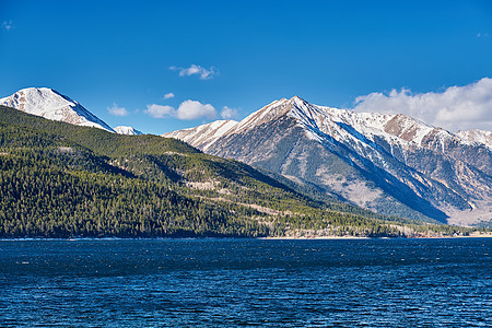 山湖洛基山,科罗拉多州,美国图片