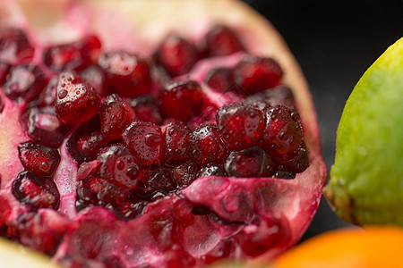 食物,水果健康饮食石榴石桌上把石榴放石桌上图片